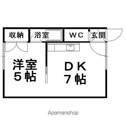 コーポ小野(1DK/2階)の間取り写真