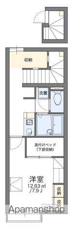 レオパレス千音寺(1K/2階)の間取り写真