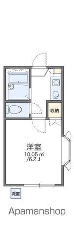 レオパレスサングリーン(1K/1階)の間取り写真