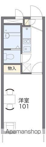 レオパレス昭徳(1K/2階)の間取り写真