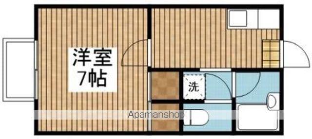 コンフォートさんべる樹(1K/1階)の間取り写真