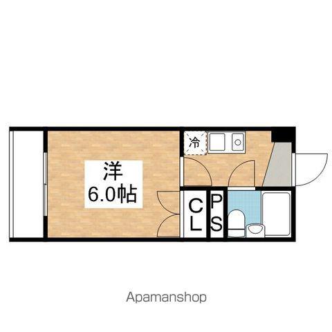 ワキタハイツ(1K/2階)の間取り写真