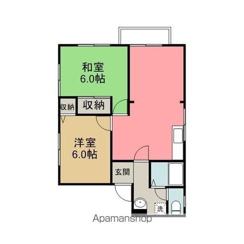 フェアステージビッグホリデー(2LDK/1階)の間取り写真