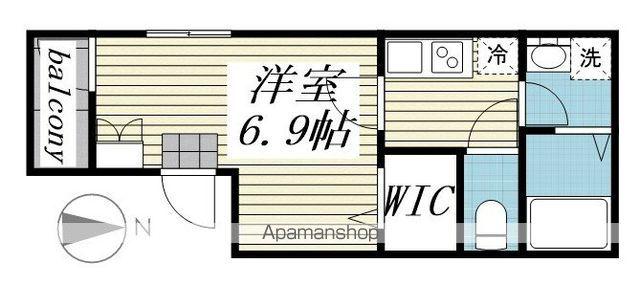 グランハウス池袋(1K/1階)の間取り写真