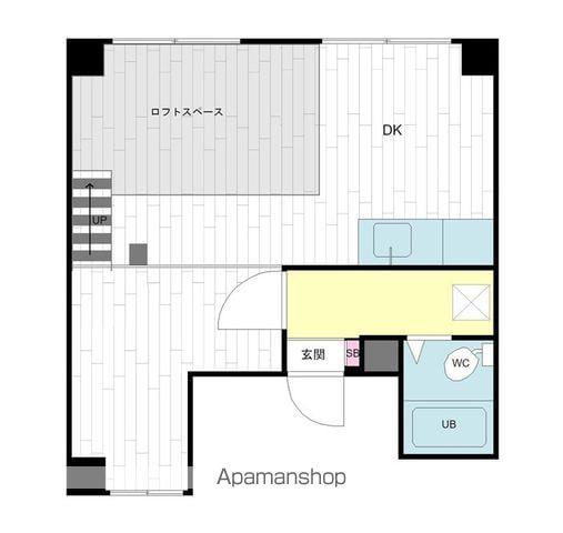 AMS STAGE(1LDK/5階)の間取り写真