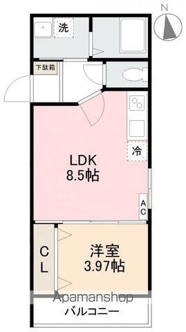 プレシャスタイム藤塚(1LDK/1階)の間取り写真