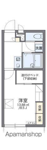 レオパレスアズール(1K/1階)の間取り写真