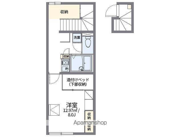 レオパレス松浜(1K/2階)の間取り写真