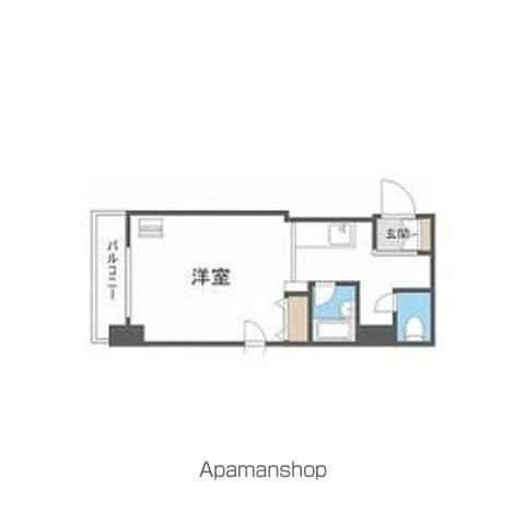 メゾンクレスト北大前2(ワンルーム/1階)の間取り写真