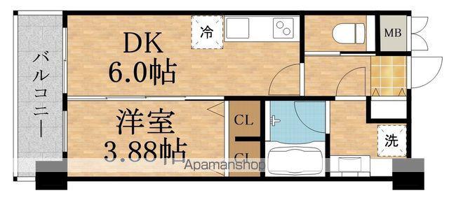PREGIOSEKIME(1DK/12階)の間取り写真