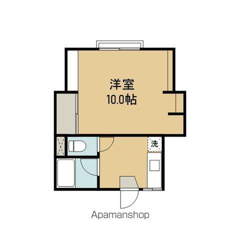 ベルメゾン(1K/1階)の間取り写真