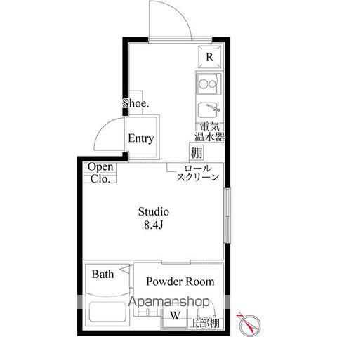 CASA PIAZZA練馬北町(ワンルーム/1階)の間取り写真