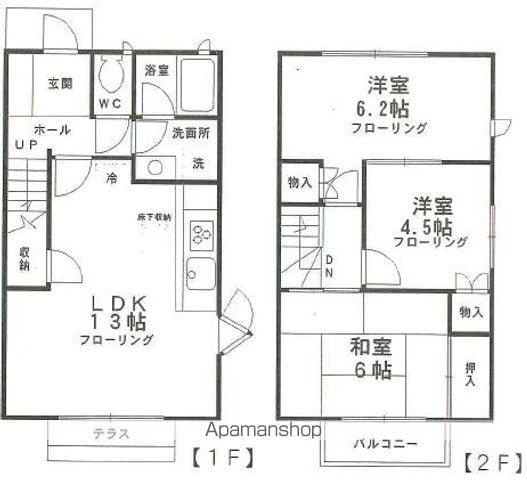 ル・ワゾブル三鷹(3LDK)の間取り写真