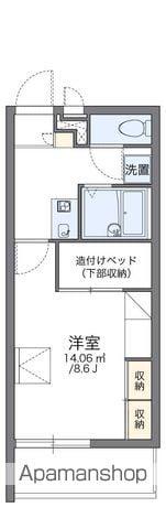 レオパレスDOM(1K/2階)の間取り写真