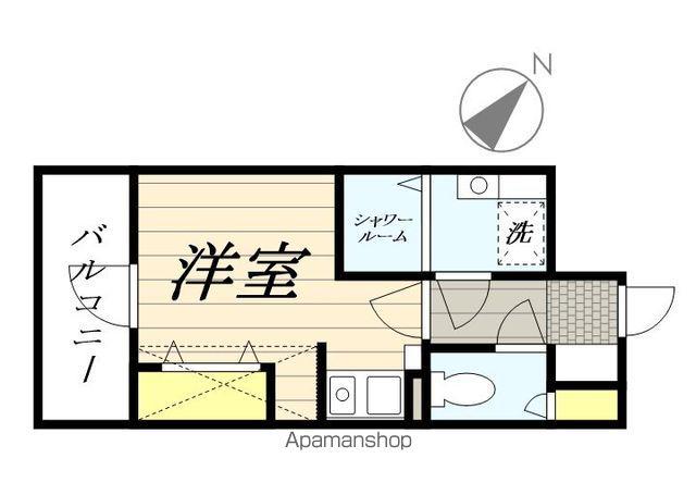 MODERN PALAZZO天神南Ⅱ(ワンルーム/5階)の間取り写真
