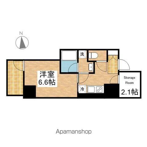 E-CITY大須(1K/8階)の間取り写真