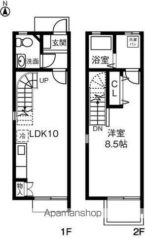 ハイツRIANA(1LDK)の間取り写真
