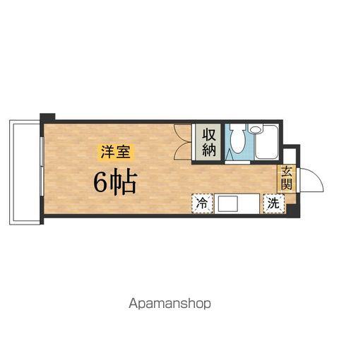 プラスハイツ日野(ワンルーム/2階)の間取り写真