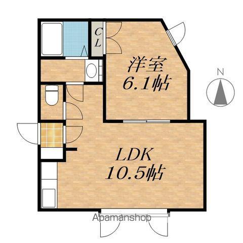 COMFORT41(1LDK/1階)の間取り写真
