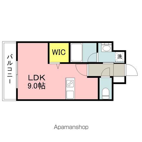 エンクレストベイサイド通(1K/3階)の間取り写真
