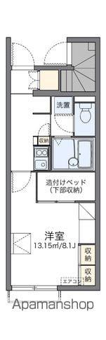 レオパレス瑞穂Ⅰ(1K/1階)の間取り写真