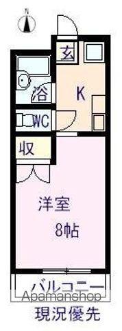 ニューシティーHIYON(1K/2階)の間取り写真