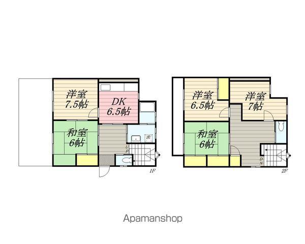 ハウスなずな(5DK)の間取り写真