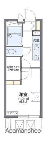 レオパレスいもじまち(1K/2階)の間取り写真