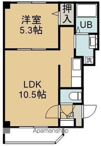 AVANT GARDEⅡ(1LDK/4階)の間取り写真
