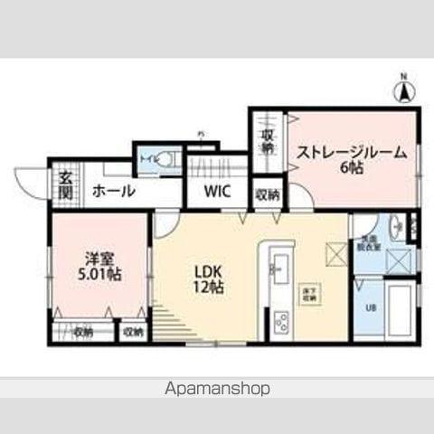 リーブルファイン三郷高州 2号棟(1SLDK/1階)の間取り写真
