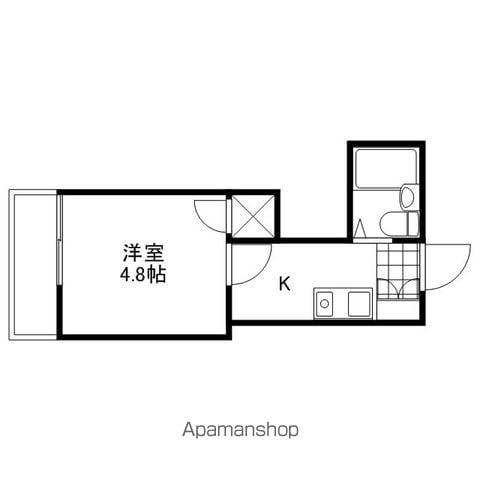 サンライフ東雲(1K/7階)の間取り写真