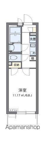 クレイノやまぼうし(1K/3階)の間取り写真