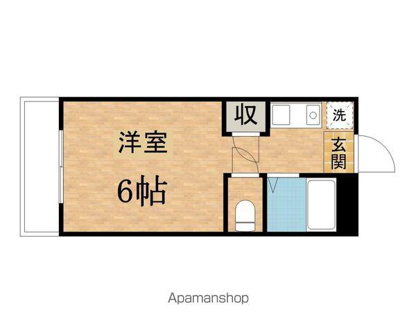 モードアオキビル(ワンルーム/4階)の間取り写真