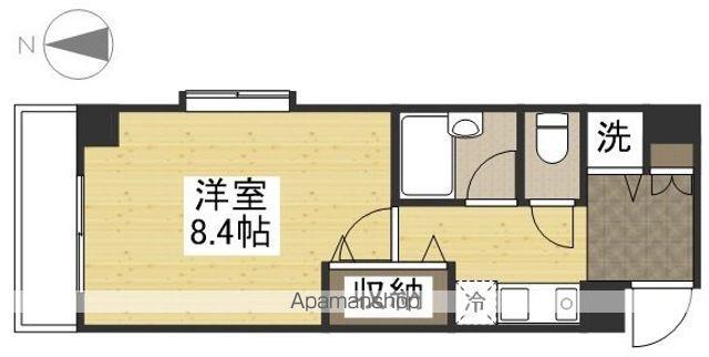 アドヴァンシティ岡山ステーション(1K/4階)の間取り写真