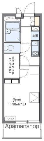 レオパレスヌーヴォグラン富久山(1K/1階)の間取り写真