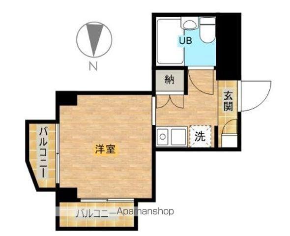 ホロン萩澤(ワンルーム/4階)の間取り写真