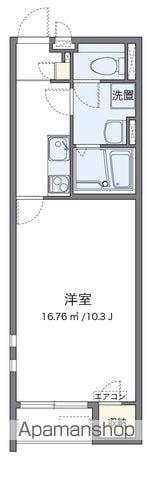 クレイノサンセーズ(1K/1階)の間取り写真