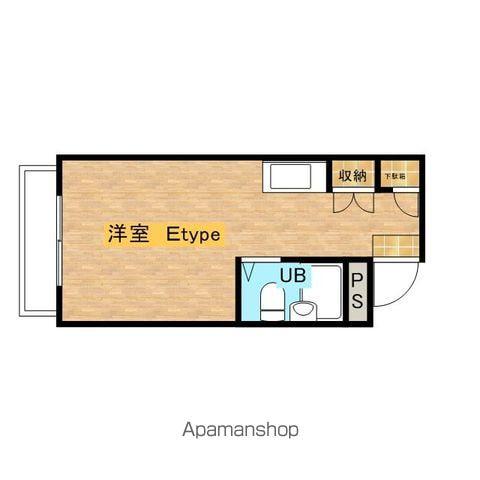 メゾン・ド・ノア第2北野(ワンルーム/3階)の間取り写真