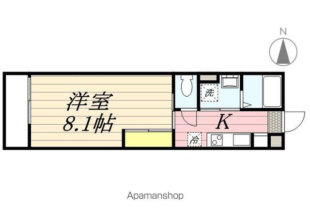 リブリ・アザレア(1K/1階)の間取り写真