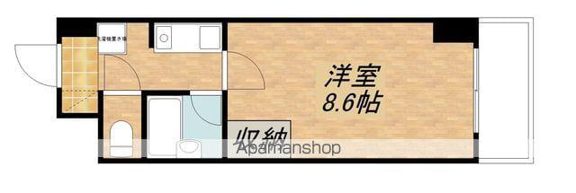 エスペランツ琵琶湖(1K/8階)の間取り写真