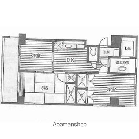 サンマリノ(3DK/3階)の間取り写真
