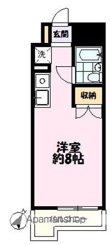 ベルメゾン三郷(ワンルーム/7階)の間取り写真