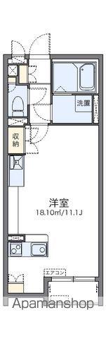 レオネクストHARA(ワンルーム/1階)の間取り写真