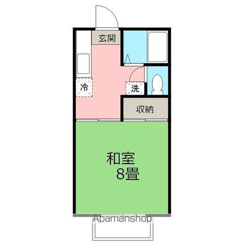 レピュート新生(1K/2階)の間取り写真