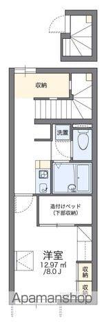 レオパレスユーロ松波(1K/2階)の間取り写真