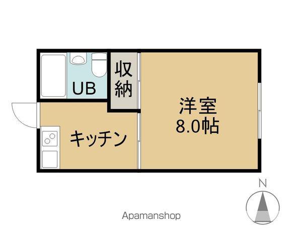 クリスタルマンション(1K/5階)の間取り写真