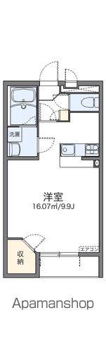 レオネクスト水口古城ヶ丘(1K/1階)の間取り写真
