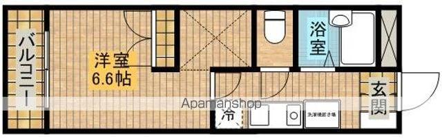 レオパレスT Tローラン(1K/3階)の間取り写真