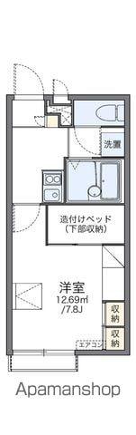 レオパレス栄華西Ⅱ(1K/2階)の間取り写真