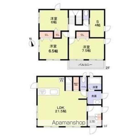 千代田・常磐緩行線 柏駅 徒歩28分 2階建 築16年(3SLDK)の間取り写真